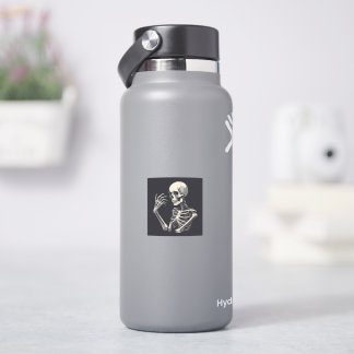 Unik skeleton-etikettartikel klistermärken