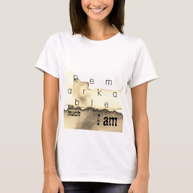 Unik slutavtrycksbekräftelse T-skjorta T Shirt (Framsida)