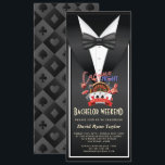 Unik Smoking för Sällskapsresan till Kasinot Inbjudningar<br><div class="desc">Unik design för Sällskapsresan till Kasinot smoking kort. Du kan använda den för olika evenemang som Sällskapsresa eller Möhippor, Födelsedagar eller Julfirande. Dina vänner och familj kommer att bli överlyckliga när de får dessa fantastiska festinbjudningar. Använd Anpassa verktyget för att lägga till din information; du kan ändra evenemangets namn för...</div>