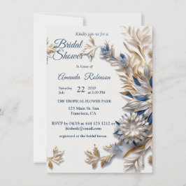 Unik snöflingformad vinter-design inbjudningar