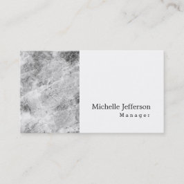 Unik Snyggt Grått Wall White Modern Plain Simple Visitkort