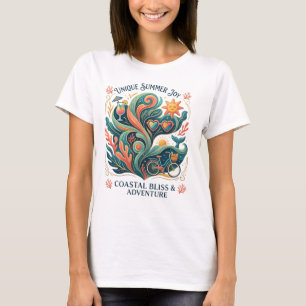 Unik sommarglädje - Färgglad kustlycka & Äventyr T Shirt