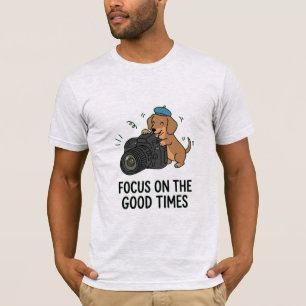Unik söt dachshund-valp Fotograf Grafik T Shirt