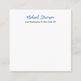 Unik Special Klassisk Blå Vit Tilläggskort