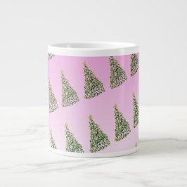 Unik specialitet Julgran Mönster Mugg Jumbo Mugg