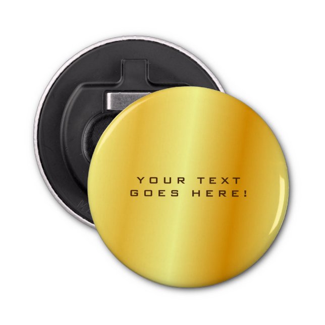 Unik Speciell bakgrund för Guld Färg Flasköppnare (Framsidan)