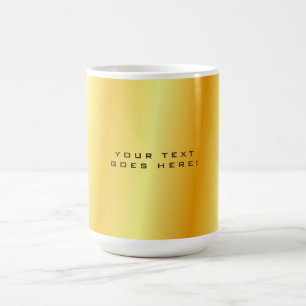 Unik Speciell bakgrund för Guld Färg Kaffemugg