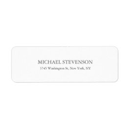 Unik Speciell Modern Elegant-returadressetikett Returadress Etikett