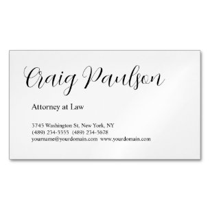 Unik Speciell trendig Attorney Magnetiska Visitkort