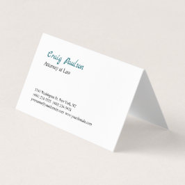 Unik Speciell trendig Attorney Visitkort