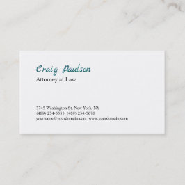 Unik Speciell trendig Attorney Visitkort