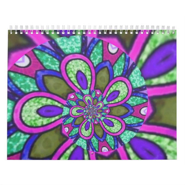 Unik Spiral Mandala Kalender (Omslag)