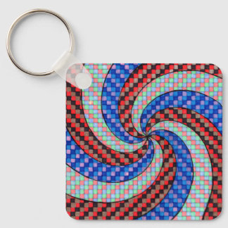 Unik spiraldesign för nyckelring