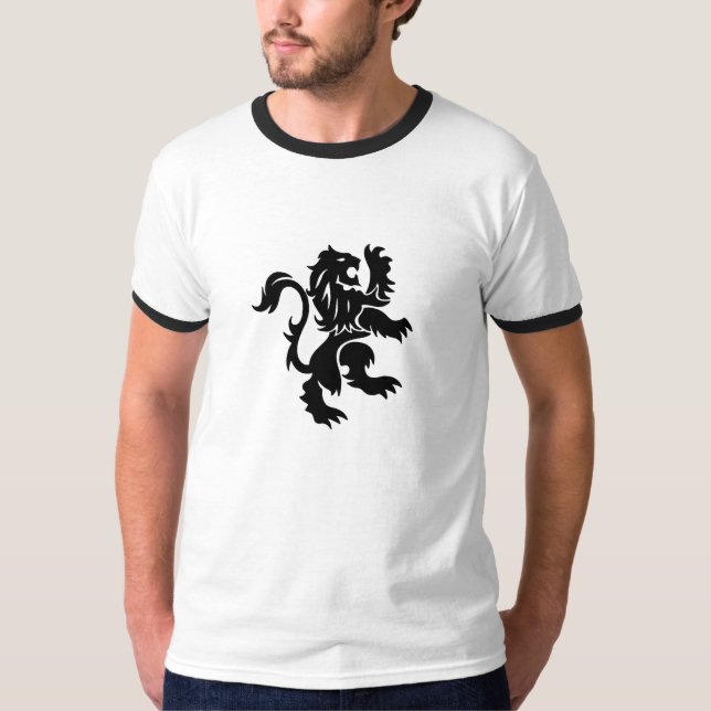 Unik stam- engelsk lejon designTshirt Tröja (Framsida)