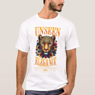 Unik Stilfull Leophard Elegant Urban Konst Design T Shirt