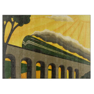 Unik stilfull skärbräda för art