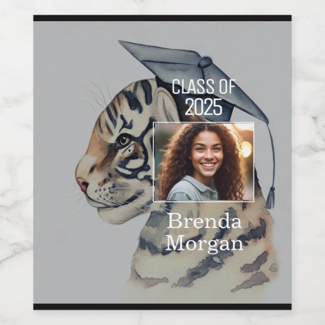 Unik Studenten Vinflaska Etikett (Singel etikett)