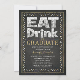 Unik studentfest-inbjudningar, unik, praktisk Grad Inbjudningar