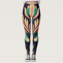 Unik svart blomma mönster