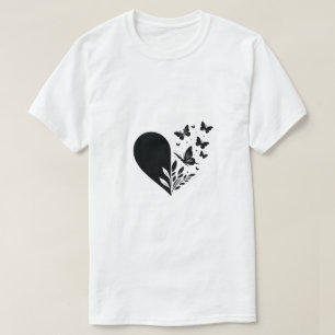 Unik svart design för diamantälskare t shirt