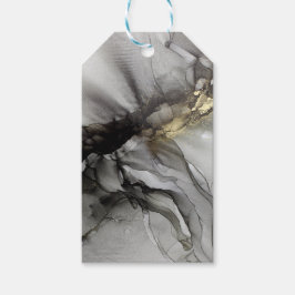 Unik Svart Guld-runge Presentetikett