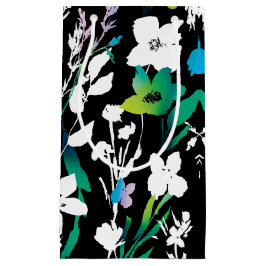 Unik svartvitt-Blommigt och ljusa Färg-accent