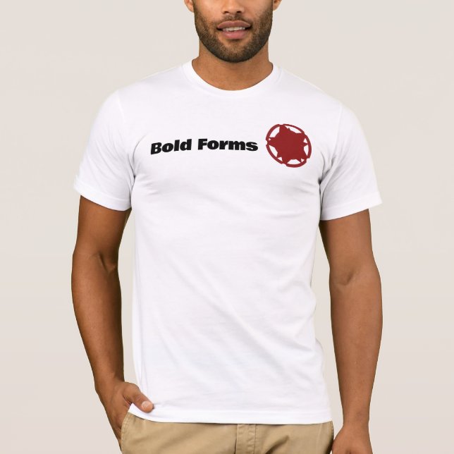 Unik T-Shirt med Konstnärlig Illustration (Framsida)