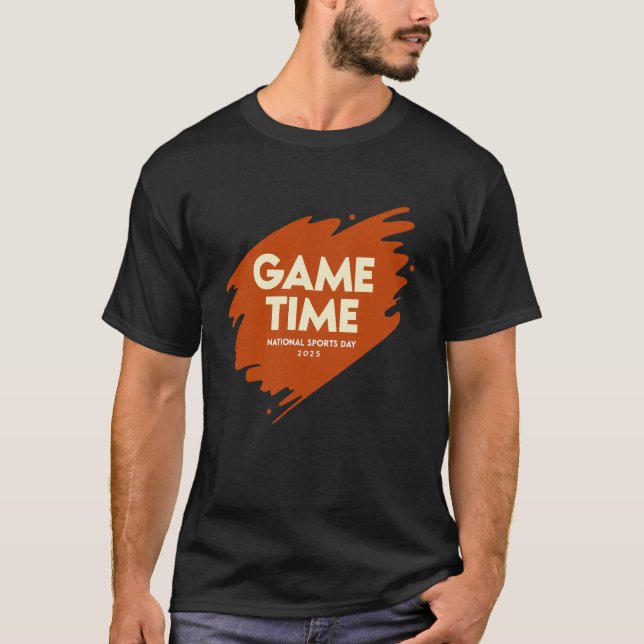 Unik T-skirt för speltid T Shirt (Framsida)