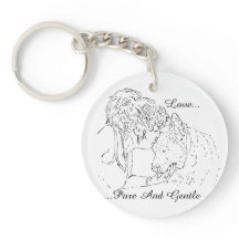 Unik teckning för en flicka som kysser hund