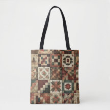 Unik Terracotta Quilt & Patchwork Rustic Retro