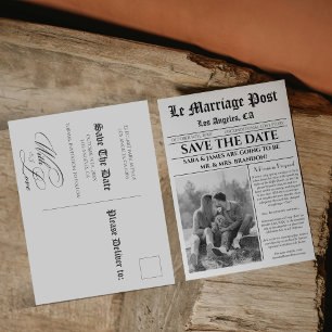 Unik tidning Klassisk spara datum Meddelande Vykort