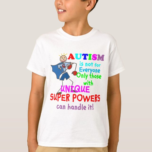 Unik toppenöverhetAutism Tee Shirt (Framsida)
