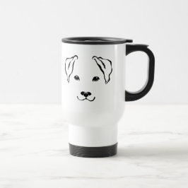 Unik travel mug för hand plockadehundrostfritt resemugg