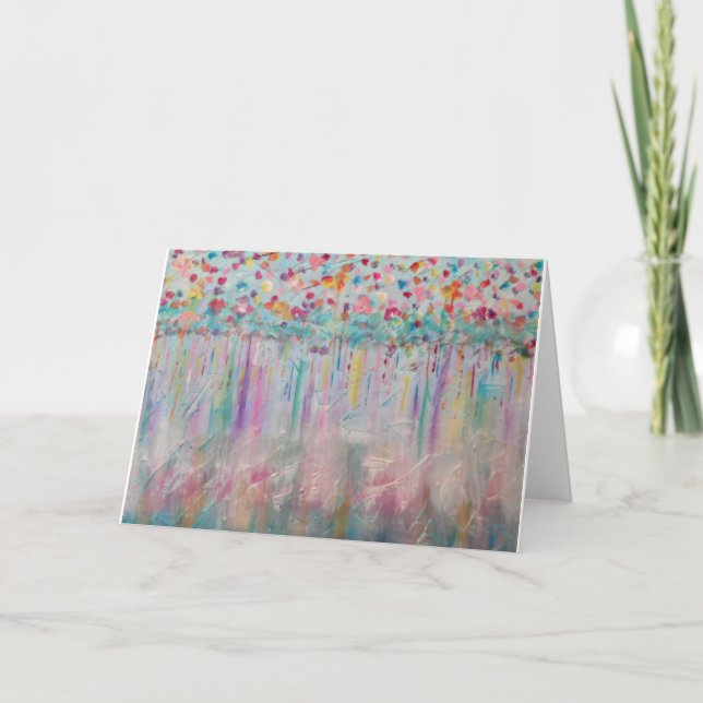 Unik Trendig Modern Öga-fångstdesign - blickar Helgkort (Framsida)