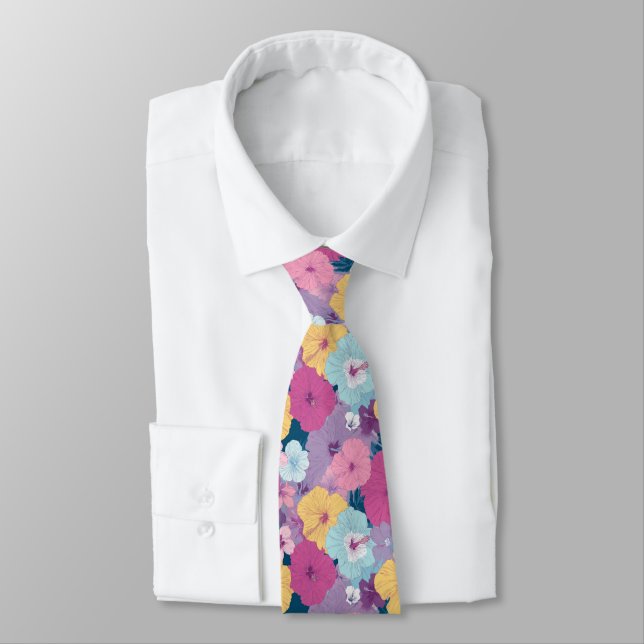 Unik Tropic Floral för Bestman Slips (Bunden)
