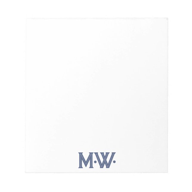 Unik typografi-Initialer Anteckningsblock (Framsida)