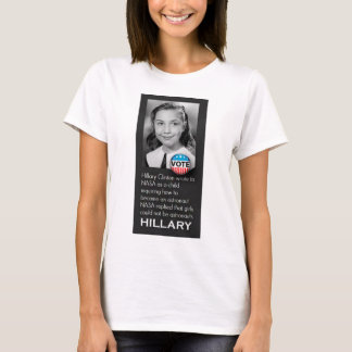 Unik ung Hillary fotoT-tröja T-shirt