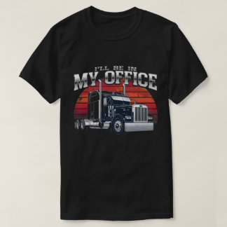 Unik utskrift av stora Office Lastbil Poster utskr T Shirt