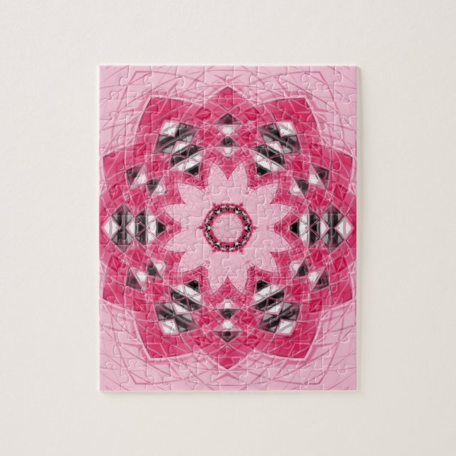 unik, vacker mandala-design pussel (Vertikal)