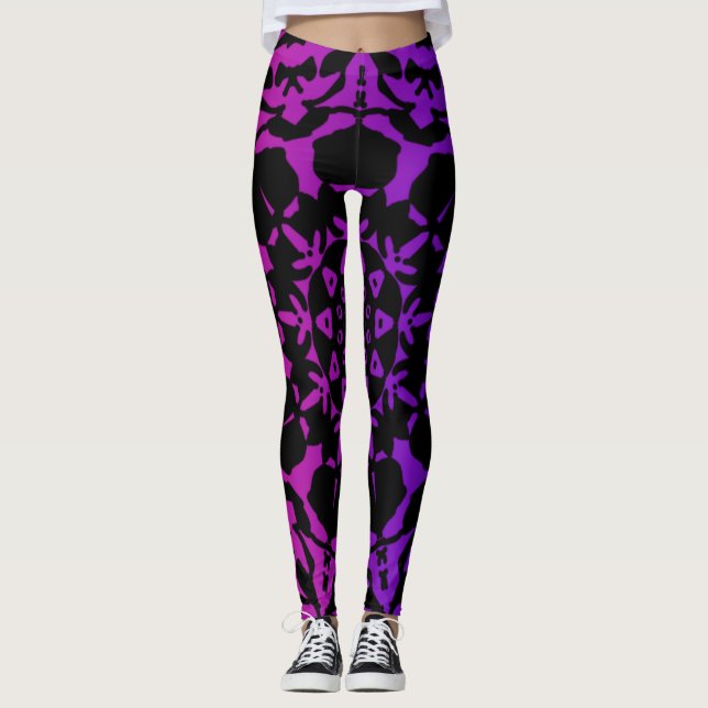 unik vacker mandala leggings (Framsida)