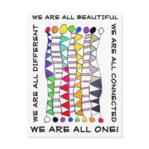 Unik vacker och unik mångfald firande