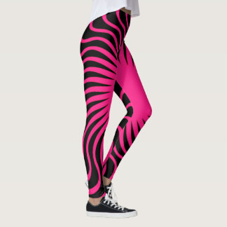 Unik, vacker zebra mönstrad design leggings
