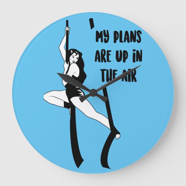 Unik väggklocka - planer? Vilka planer? (Framsida)