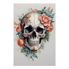 Unik väggkonst för blommigtens skal perfect poster