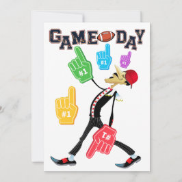 Unik VÄNTE SERVITÖR Middag / Samlingsserie FOTBOLL Inbjudningar