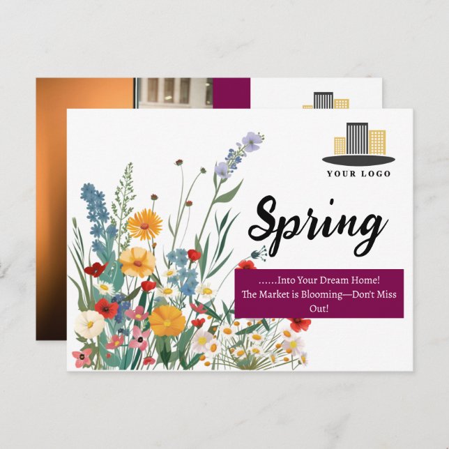 Unik Vår Real Gods Vykort (Fram/baksida)