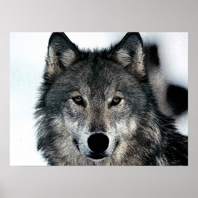 Unik Varg för rörelsefrihet Poster (Framsidan)