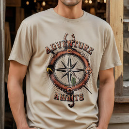 Unik Vilda western Compass Äventyr T Shirt