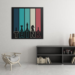 Unik Vintage - färglös Delar Tänka Poster