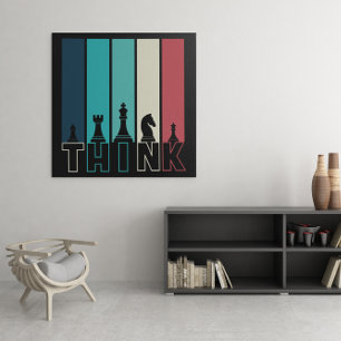 Unik Vintage - färglös Delar Tänka Poster